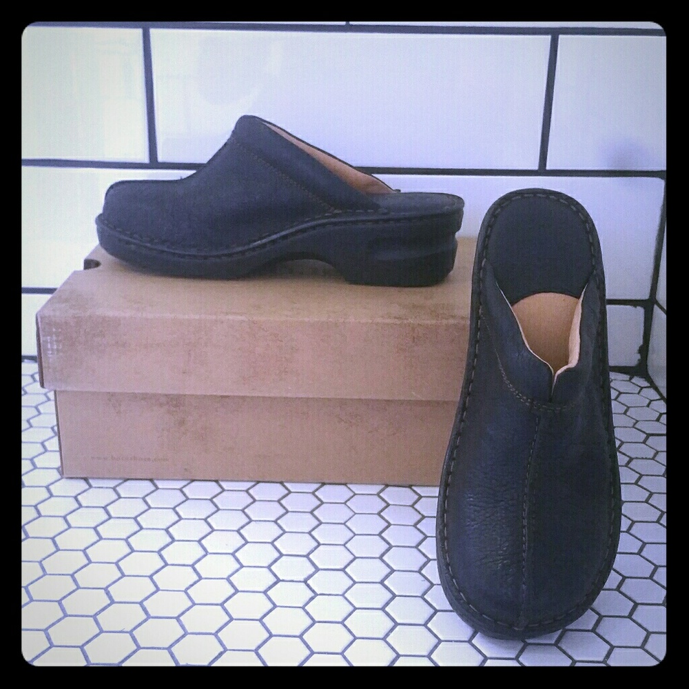 Born Mount II Leather Clog/Mule shoes